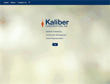 Tablet Screenshot of kaliberdatasecurity.com